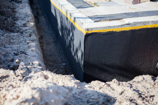 Residential Waterproofing installation at a Spotswood, NJ home by SJ Waterproofing Pros